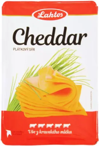 LAKTOS Sýr Plátky 100g Cheddar 50%