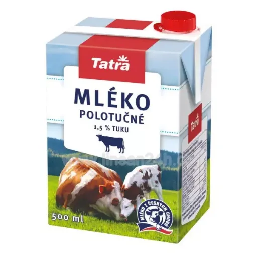 Tatra Mléko 500ml Polotučné 1,5%