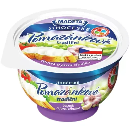 Madeta Pomazánka 150g Česnek a Jarní Cibulka