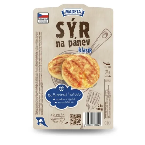Madeta Sýr na Pánev Klasik 100g