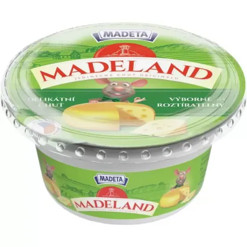 Madeta Tavený Sýr 125g Madeland Jemný