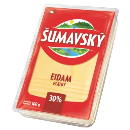 Šumavský Sýr Plátky 100g Eidam 30%