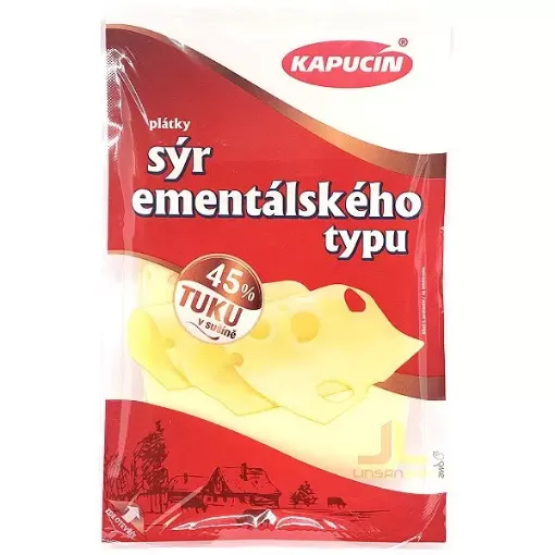 Kapucin Sýr 100g Ementálského 45% Plátky