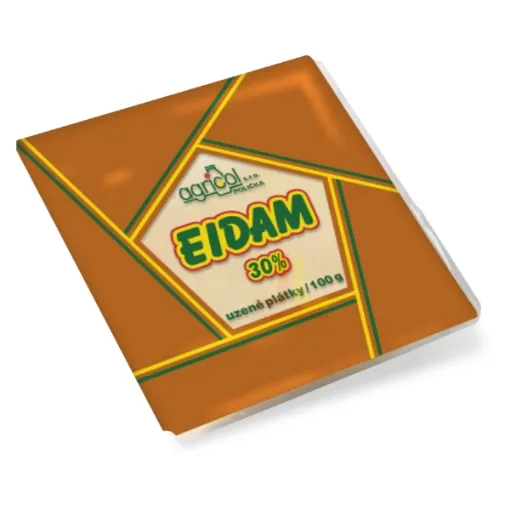 AGRICOL Sýr 100g Eidam 30% Uzené Plátky