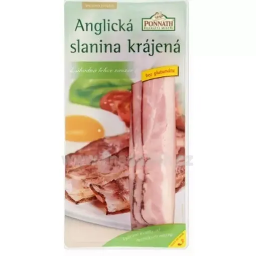 PONNATH Anglická Slanina 100g Krájená