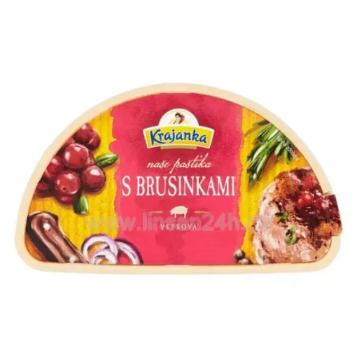 Krajanka Paštika 100g S Brusinkami