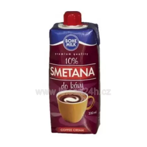 Bohemilk 330m Smetana do kávy 10%l