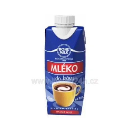 Bohemilk 330ml Mléko do kávy 3,5%