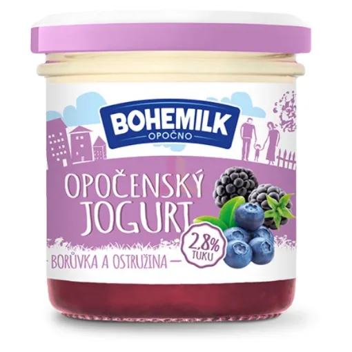 Bohemilk Opočenský Jogurt 150g Borůvka/Ostružina