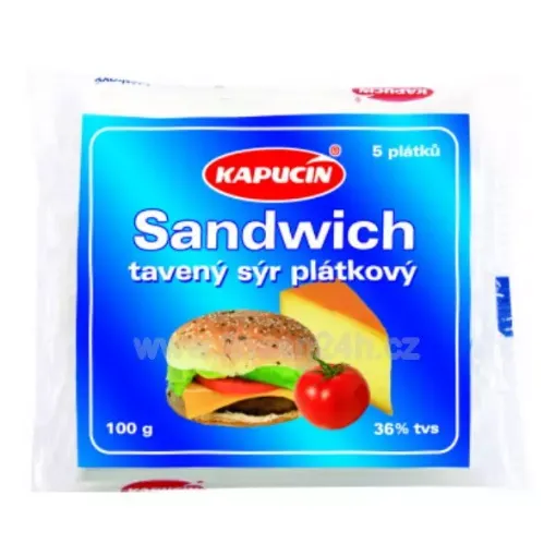 Kapucin.T.Sýr 100g Plat.Sandwich