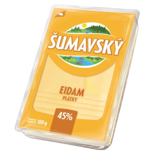 Šumavský Sýr Plátky 100g Eidam 45%