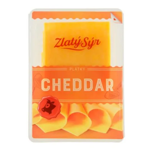 Zlatý Sýr Cheddar plátky 100g (HDB_20n)
