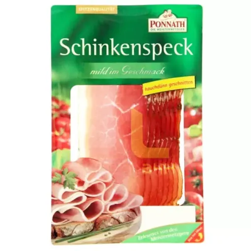 PONNATH Selská Šunka Kraj.80g(Schinkenspeck)