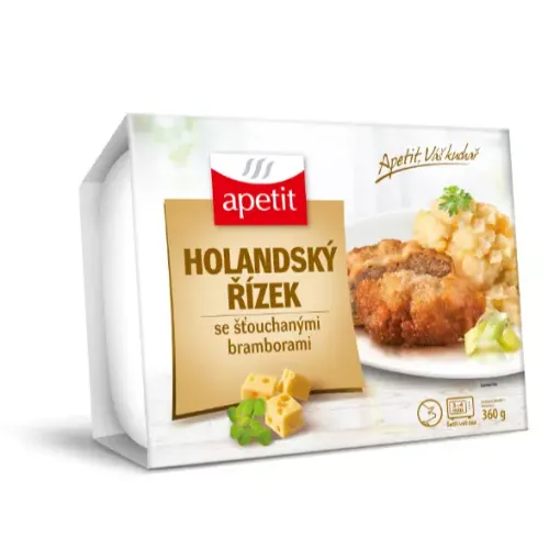 Apetit 360g Holandský řízek, šťouchané brambory