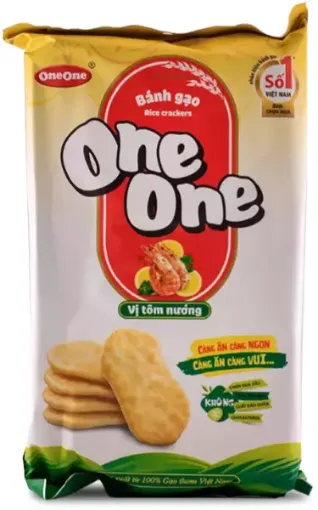 OneOne Banh Gao 150g Vi Tao Muc - Rice Crackers