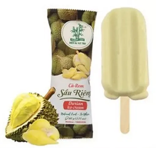 ASIFO Kem Ba Cay Tre - Sau Rieng - Durian Ice Cream 60g*4