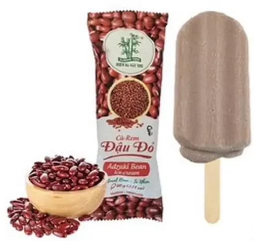 ASIFO Kem Ba Cay Tre - Dau Do - Adzuki Bean Ice Cream 60g*4