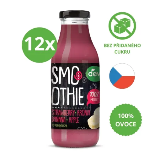 Smoothie Deva 300ml  Jahoda, Aronie, Jablko