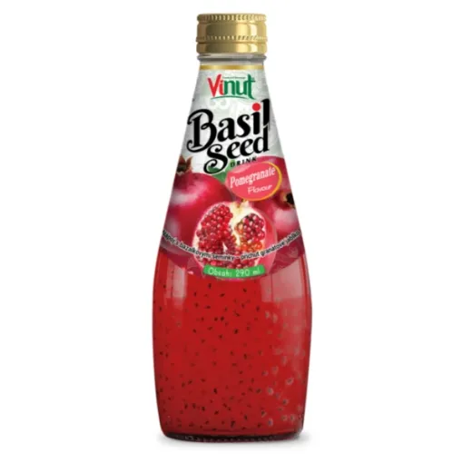 Vinut Nápoj s Bazalkovými Semínky 290ml GRANÁTOVÉ JABLKO