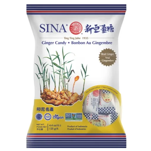 Sina Ginger Candy 125g Original - Keo Gung