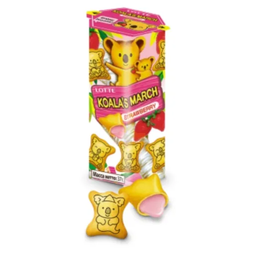Lotte Banh Gau 37g Koala's March Strawberry