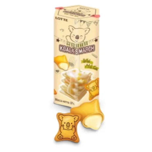 Lotte Banh Gau 37g Koala's March White Milk Cream & Cheese