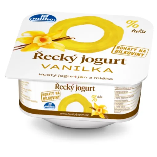 Milko Řecký jogurt 0% vanilka 140g