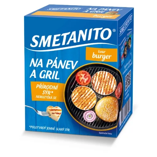 Smetanito Sýr na pánev a gril Burger 2x100g