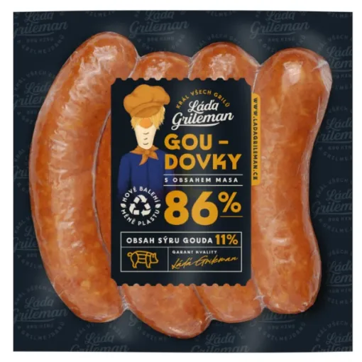 Kostelecké uzeniny 450g Klobása Goudovky