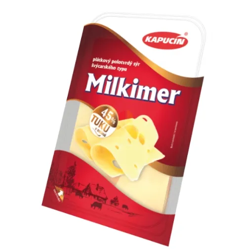 Kapucín Sýr 100g Milkimer 45% Plátky