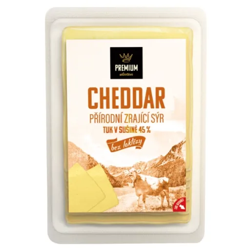 Premium Sýr 100g Cheddar Plátky