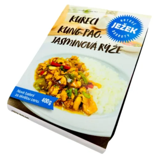 Ježek 400g Kuřeci kung pao, jasmínová rýže