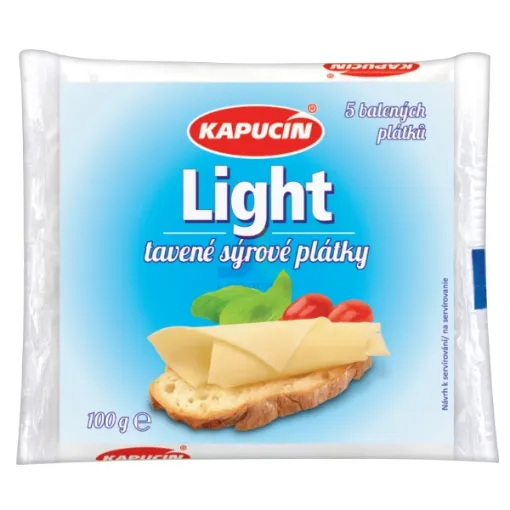 Kapucín T.Sýr 100g Plátky Light