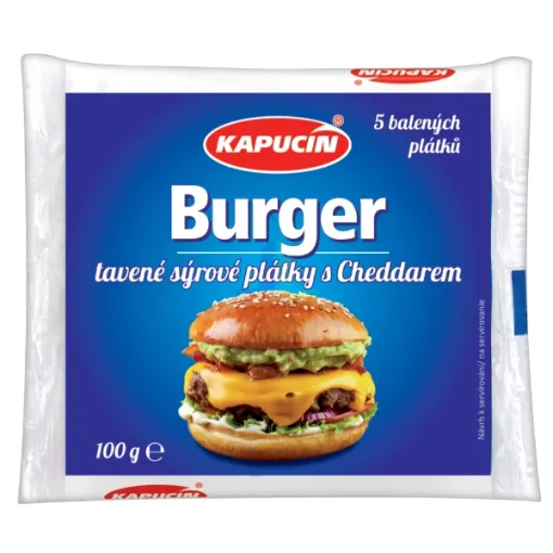 Kapucín T.Sýr 100g Plátky Burger